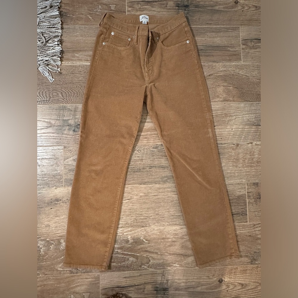 J. Crew Vintage slim-straight corduroy pant
